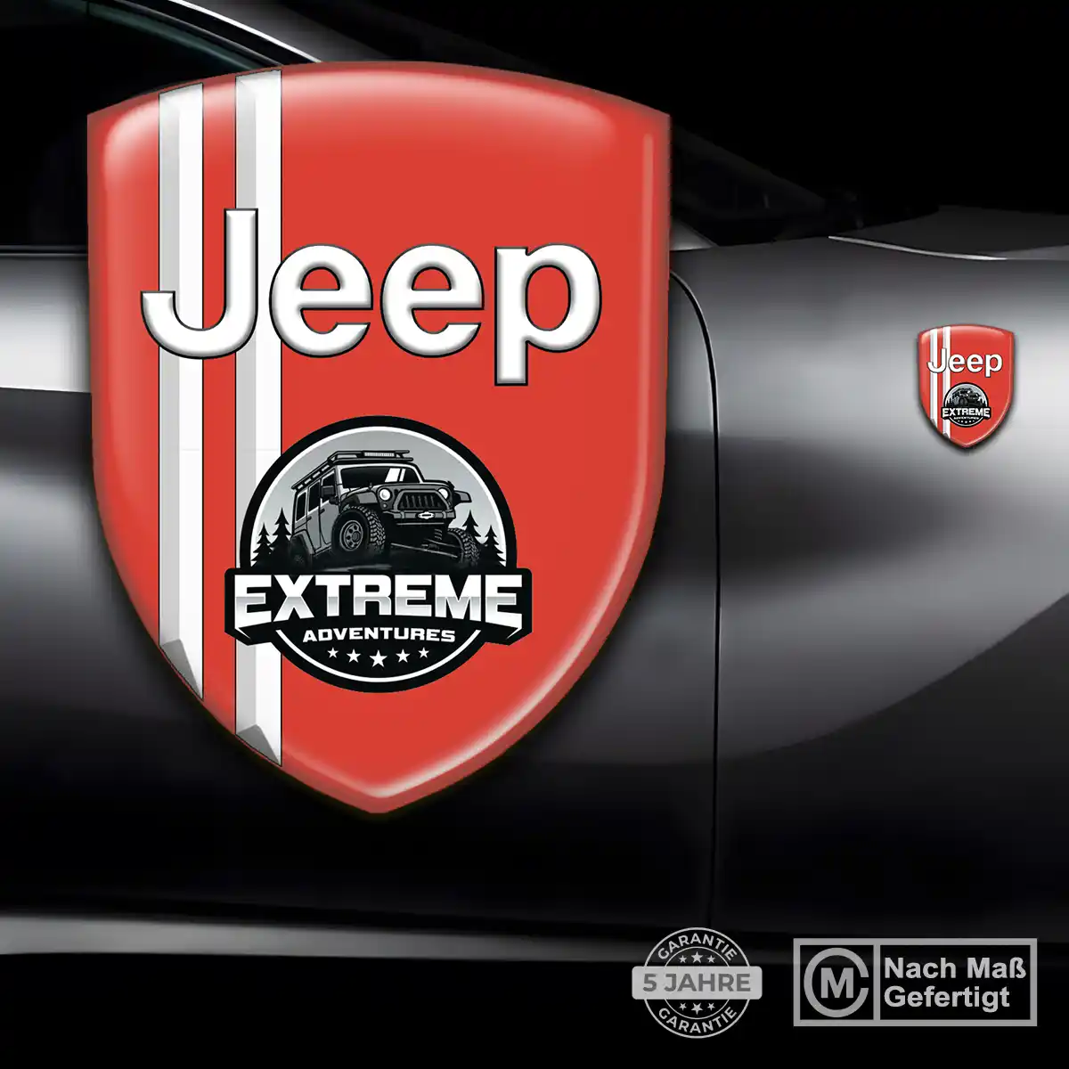 Jeep Aufkleber 3D Gel Wappen Erstklassige Qualität