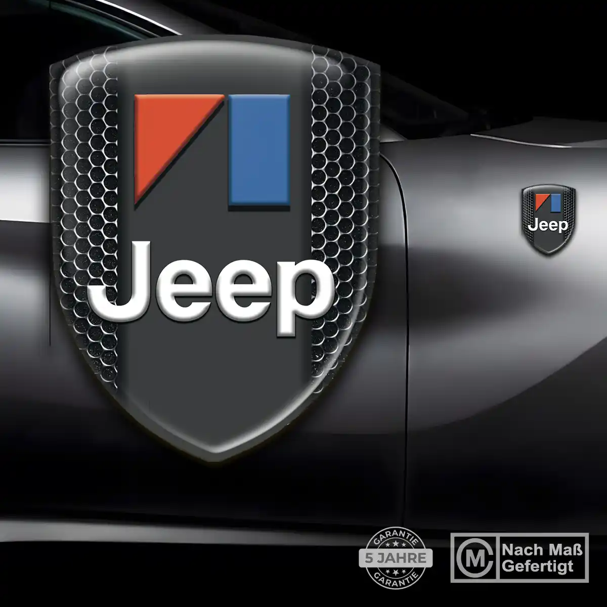 Jeep Aufkleber 3D Gel Wappen Exterieurdesign