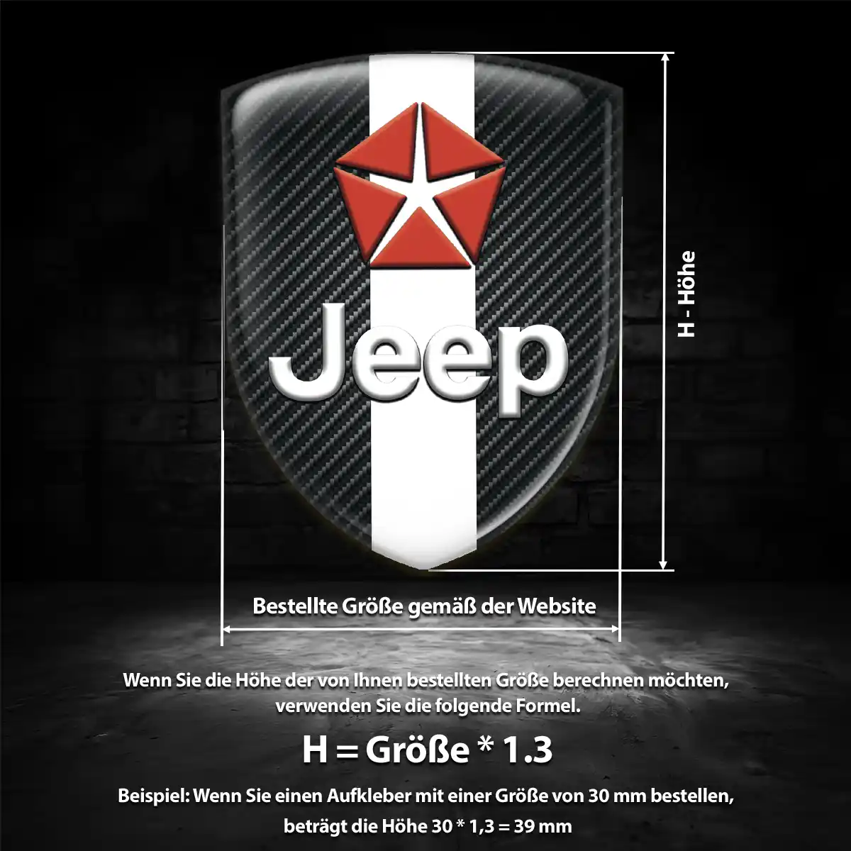 Jeep Aufkleber Anspruchsvolles Design