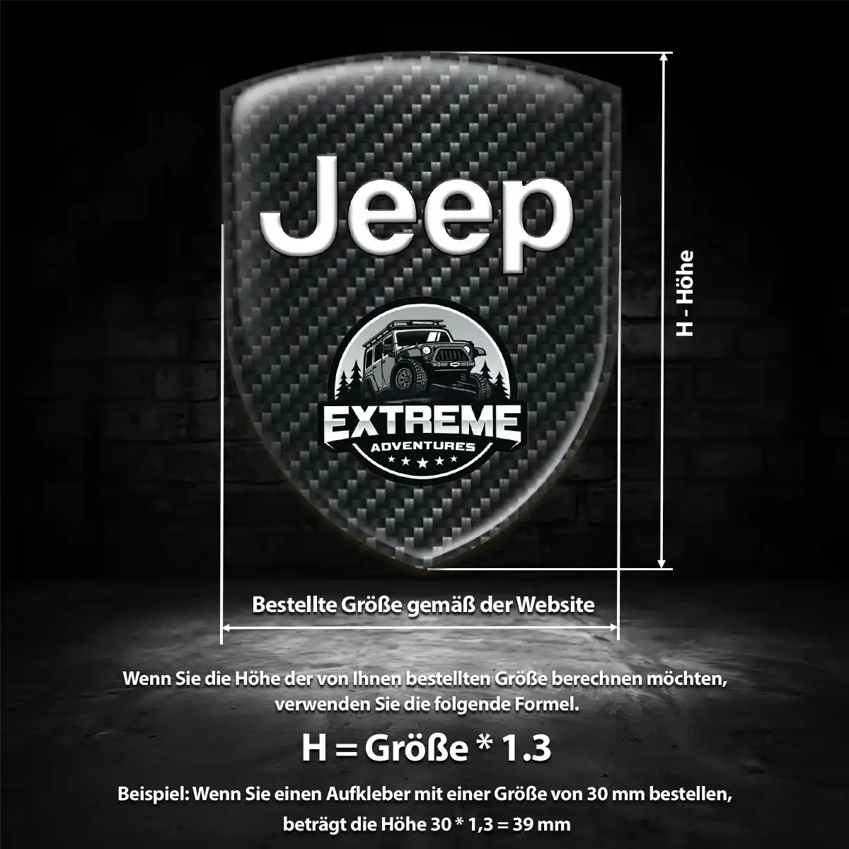 Jeep Aufkleber Auto Ausdrucksstarkes Design