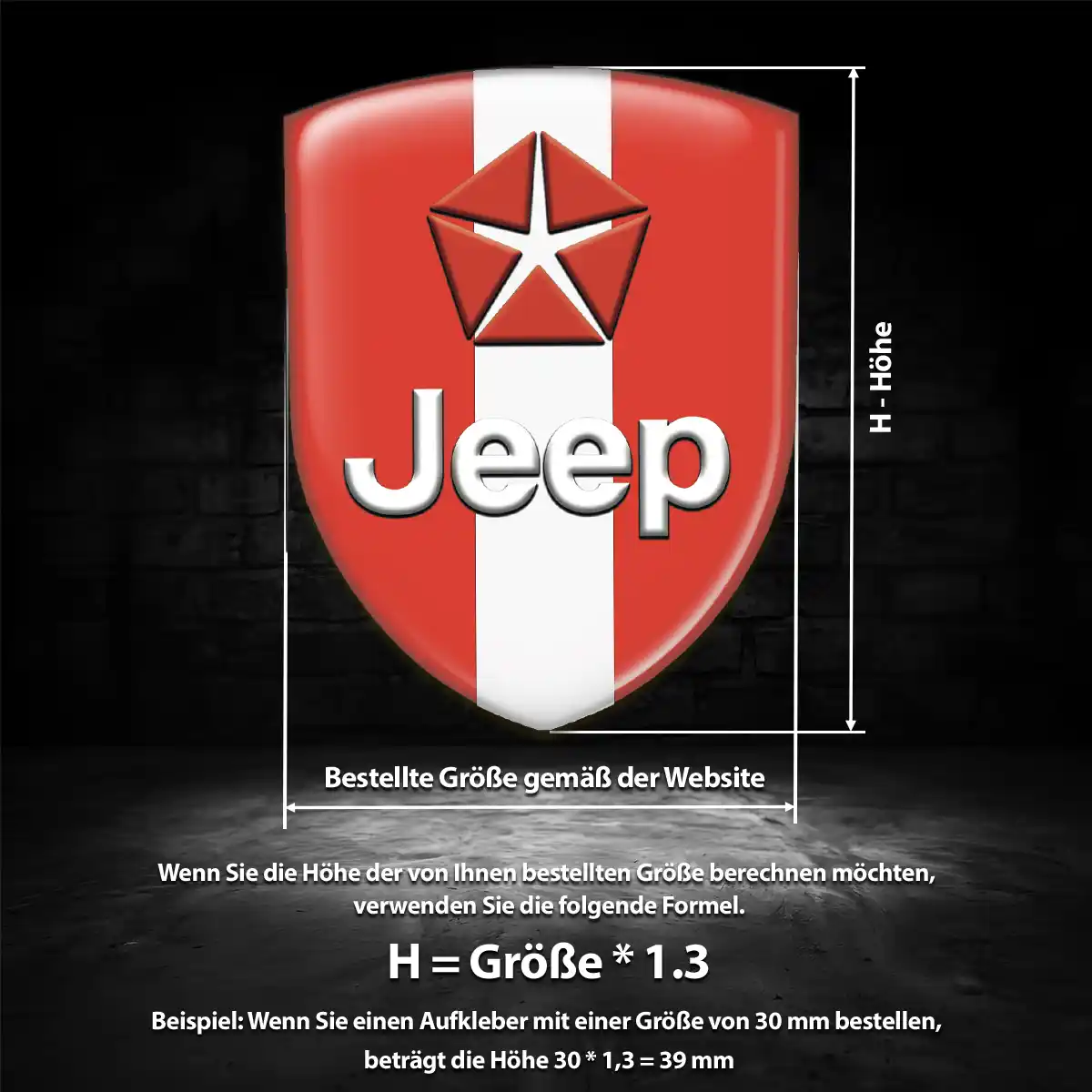 Jeep Aufkleber Auto Hohe Qualität
