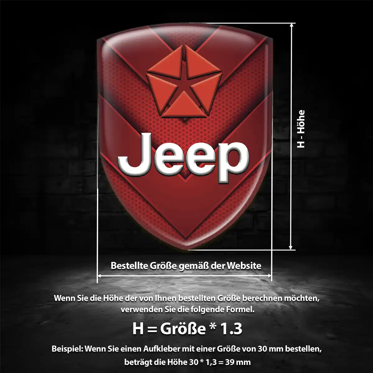 Jeep Aufkleber Auto Limitierte Auflage