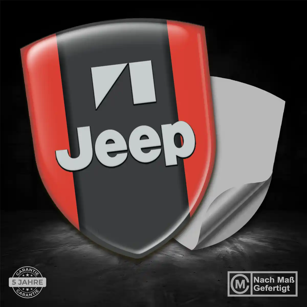 Jeep Aufkleber Emblem Anspruchsvolles Design