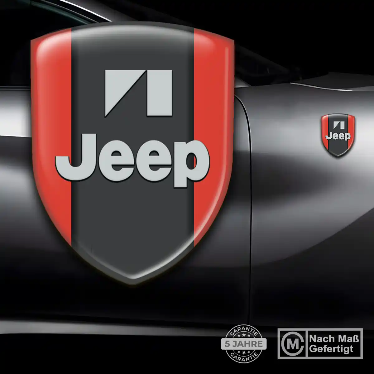 Jeep Aufkleber Emblem Anspruchsvolles Design