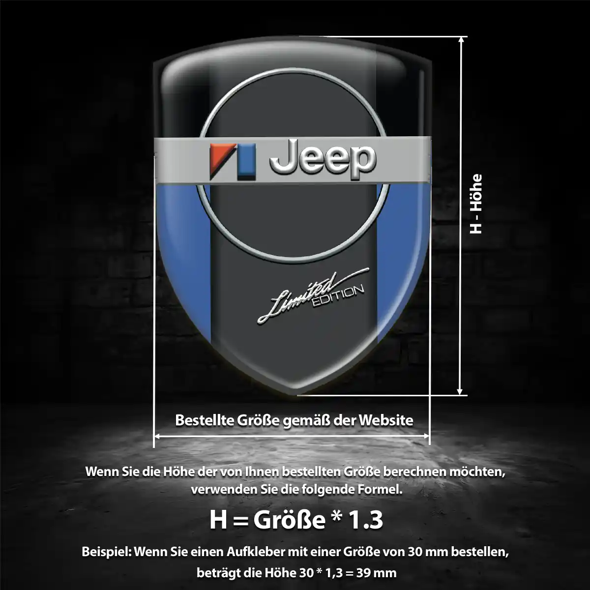 Jeep Aufkleber Emblem Auto Anspruchsvolles Design