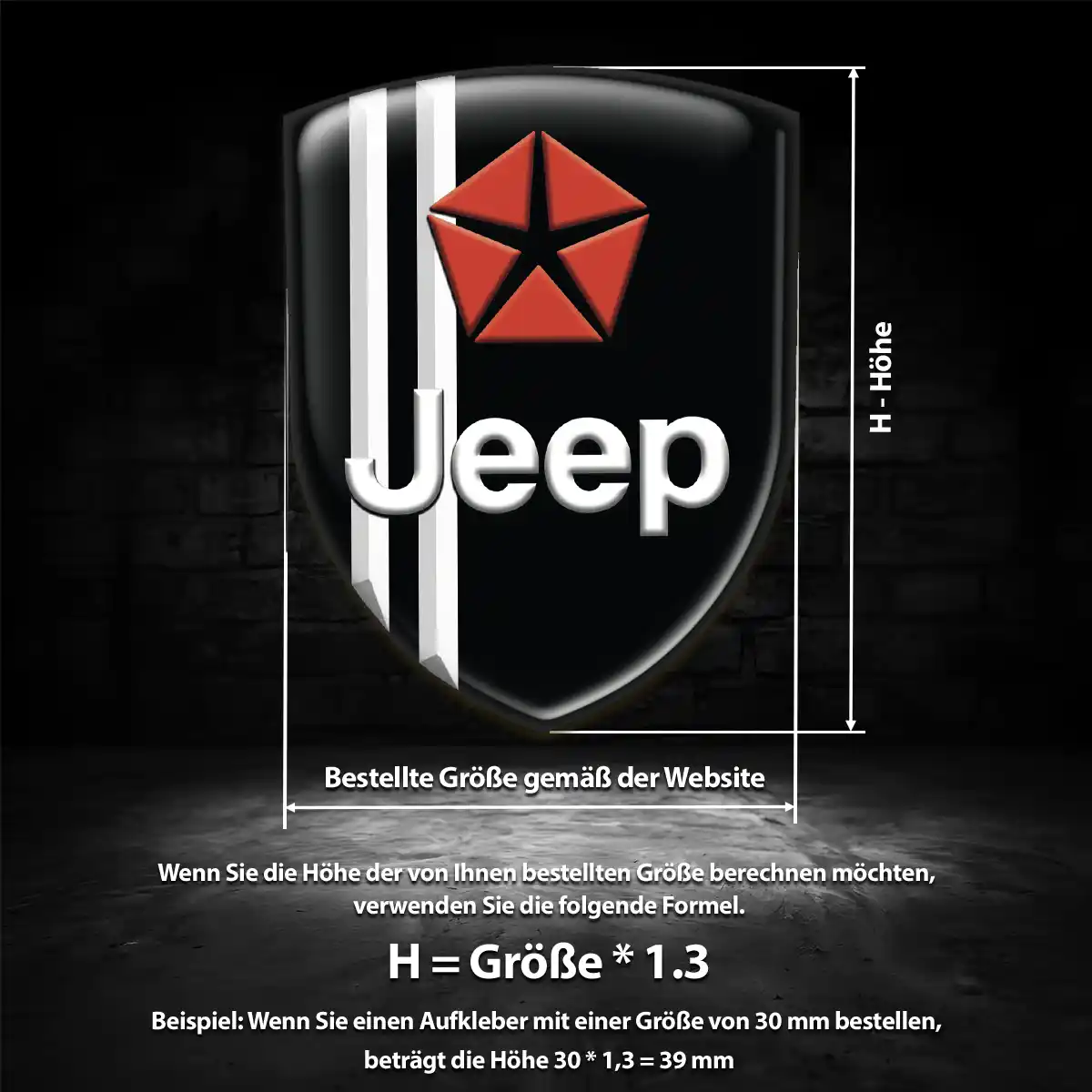 Jeep Aufkleber Emblem Auto Hohe Qualität