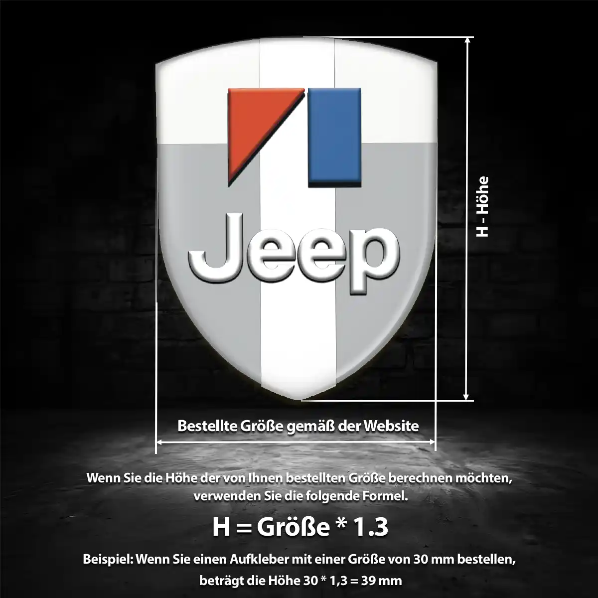 Jeep Aufkleber Emblem Auto Interieurdesign