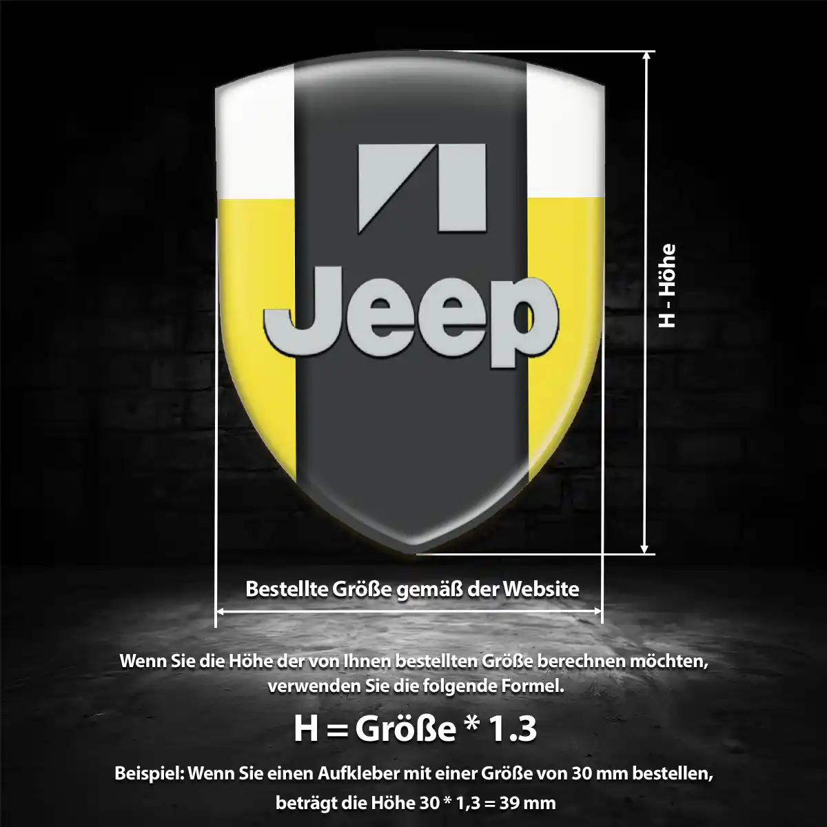 Jeep Aufkleber Emblem Auto Luxus-Edition