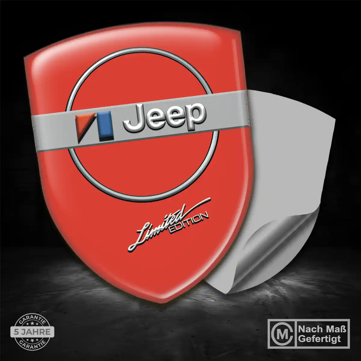 Jeep Aufkleber Emblem Edles Design