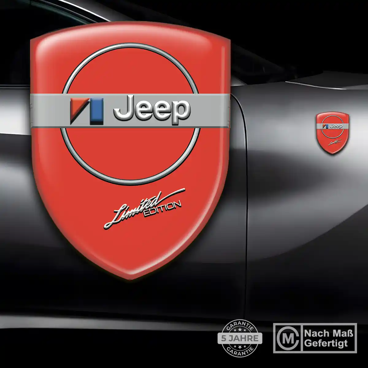 Jeep Aufkleber Emblem Edles Design