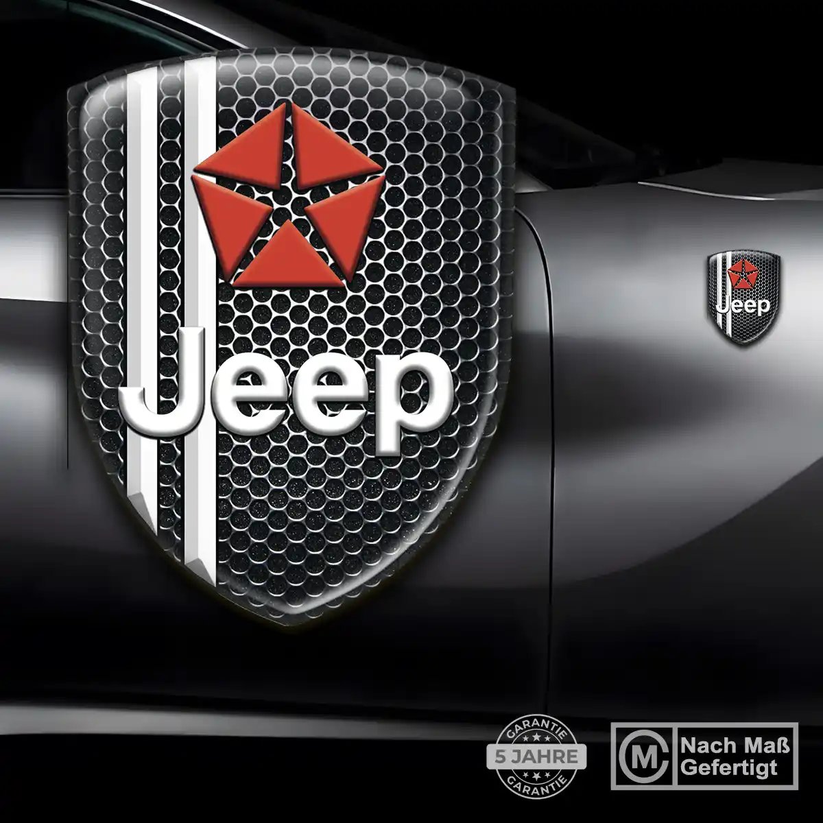 Jeep Aufkleber Emblem Elegantes Design