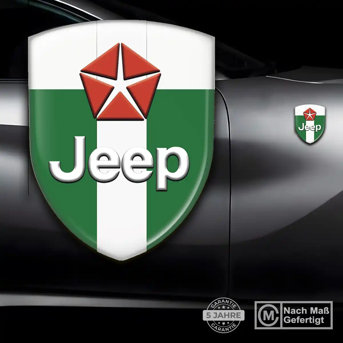 Jeep Aufkleber Emblem Premiumqualität