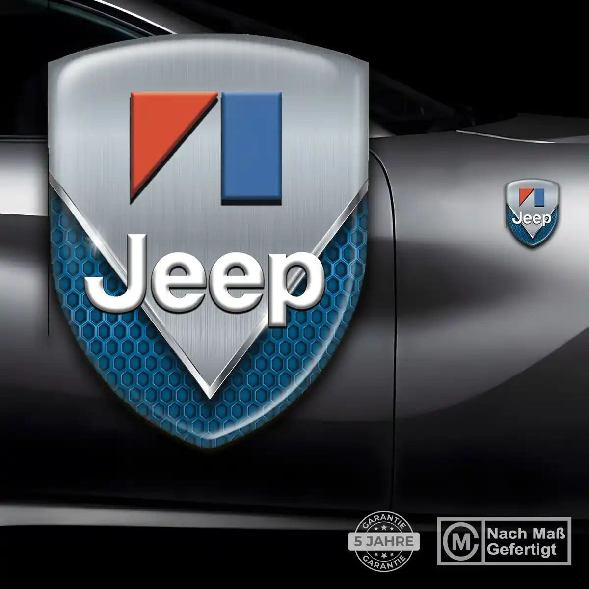 Jeep Aufkleber Emblem Wappen Anspruchsvolles Design