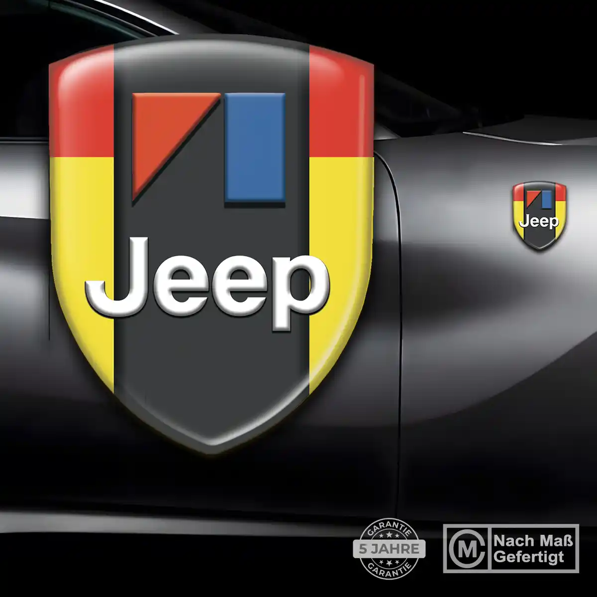 Jeep Aufkleber Emblem Wappen Ausdrucksstarkes Design