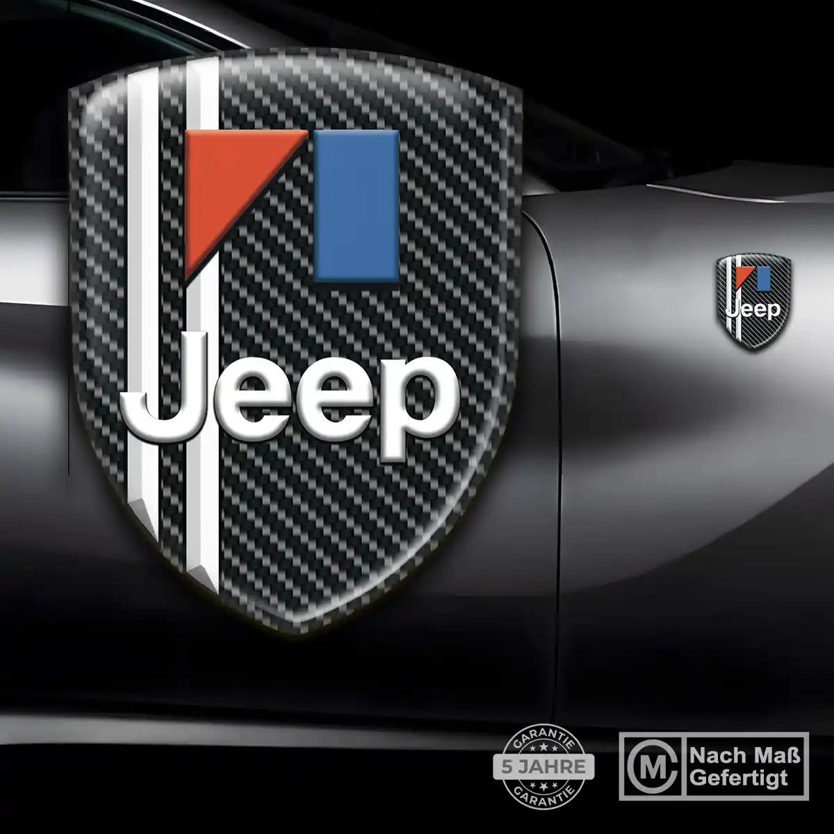 Jeep Aufkleber Emblem Wappen Auto Elegantes Design