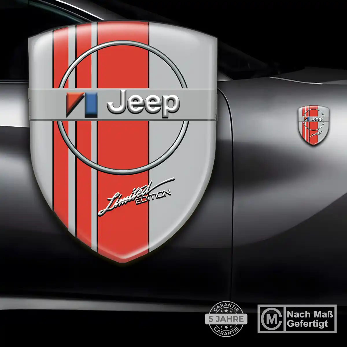 Jeep Aufkleber Emblem Wappen Auto Exterieurdesign
