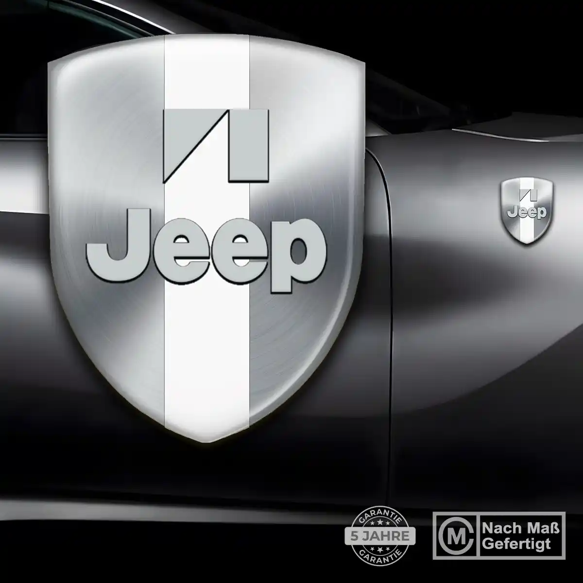 Jeep Aufkleber Emblem Wappen Auto Hochwertiges Harz