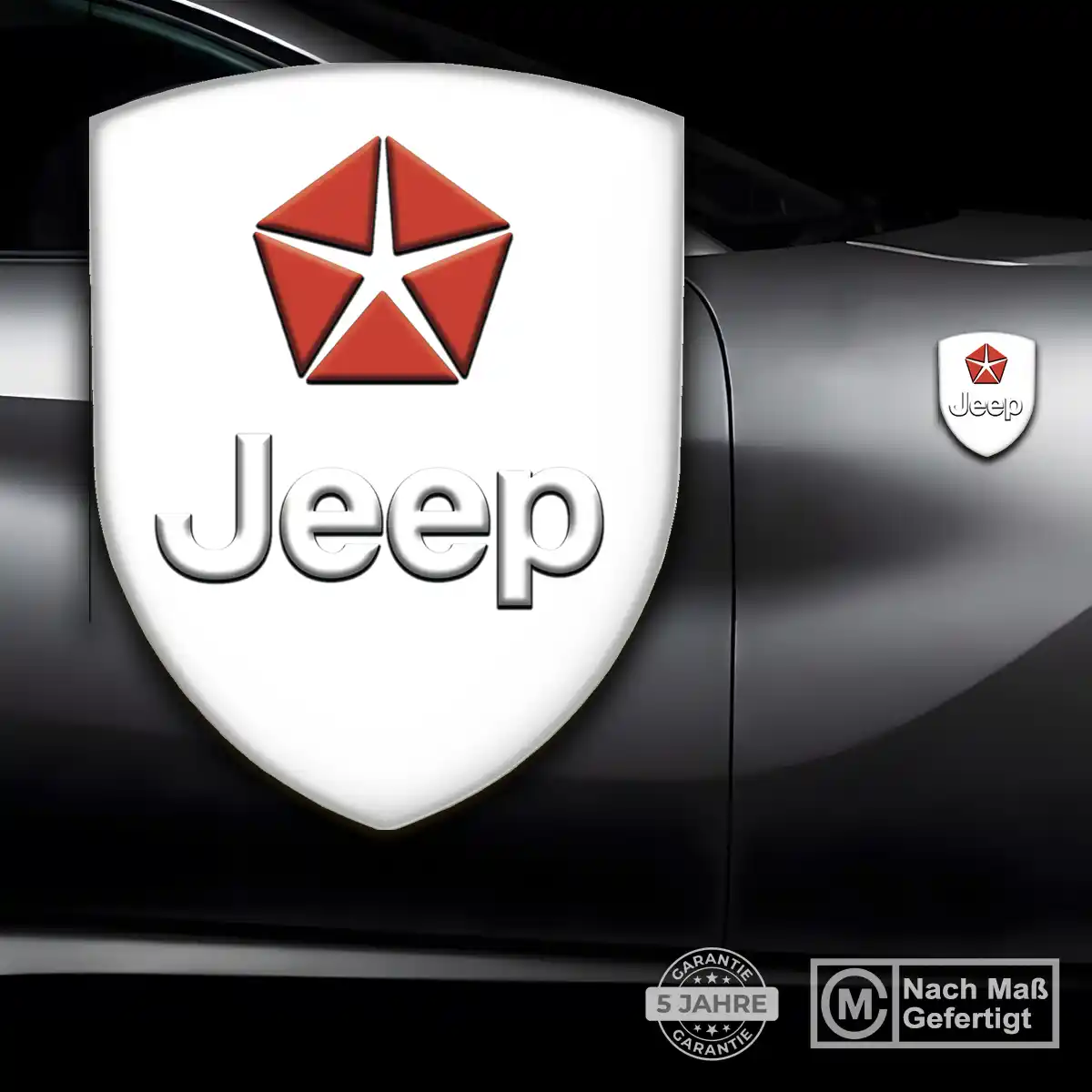 Jeep Aufkleber Emblem Wappen Auto Modernes Design