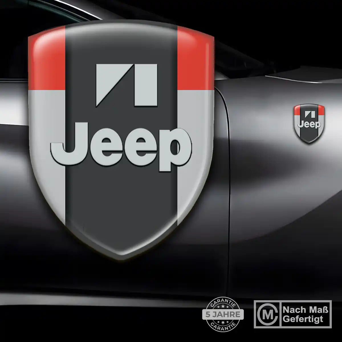 Jeep Aufkleber Emblem Wappen Exterieurdesign