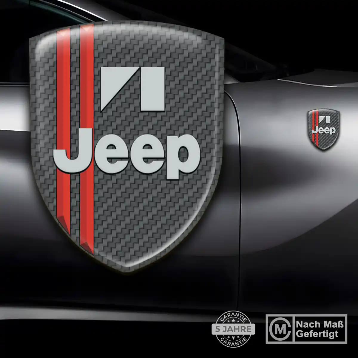 Jeep Aufkleber Emblem Wappen Interieurdesign