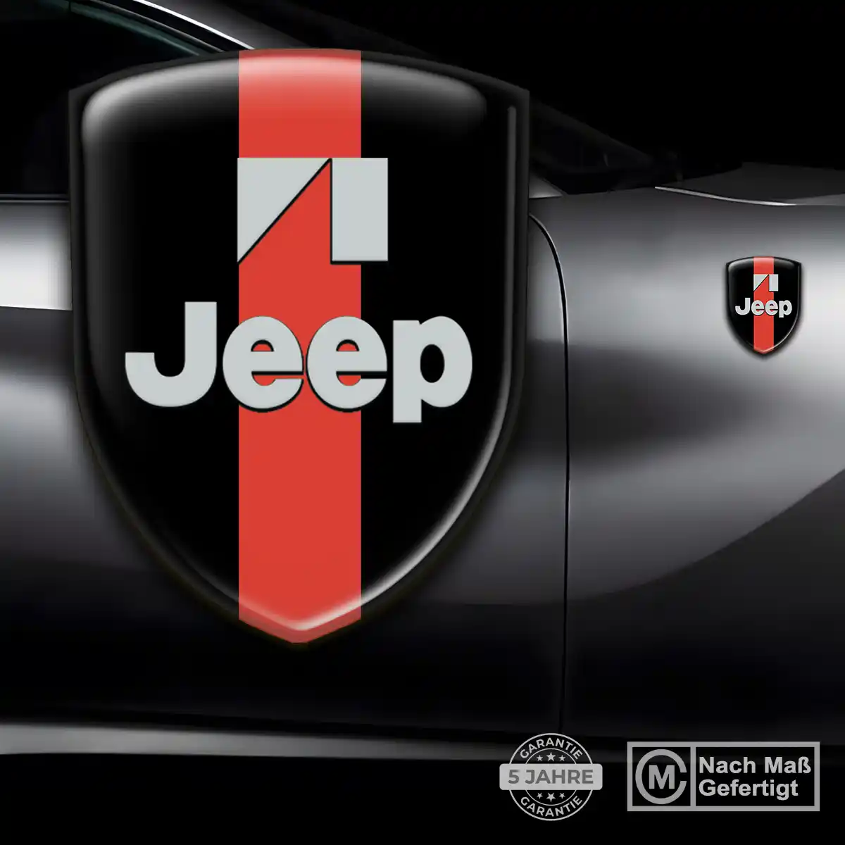 Jeep Aufkleber Emblem Wappen Limitierte Auflage