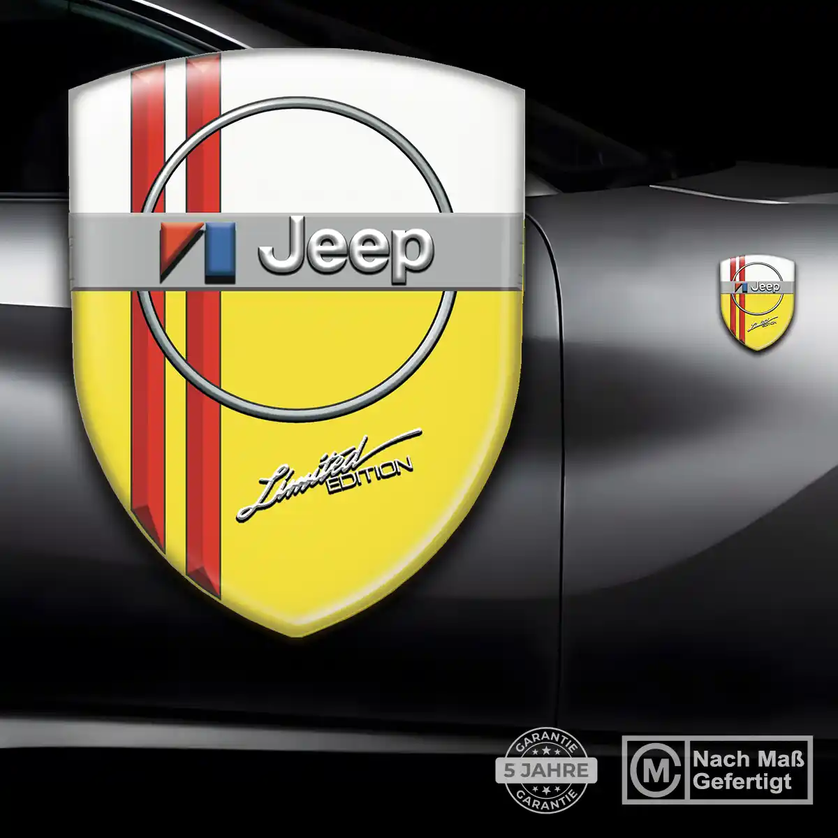 Jeep Aufkleber Emblem Wappen Markenedition