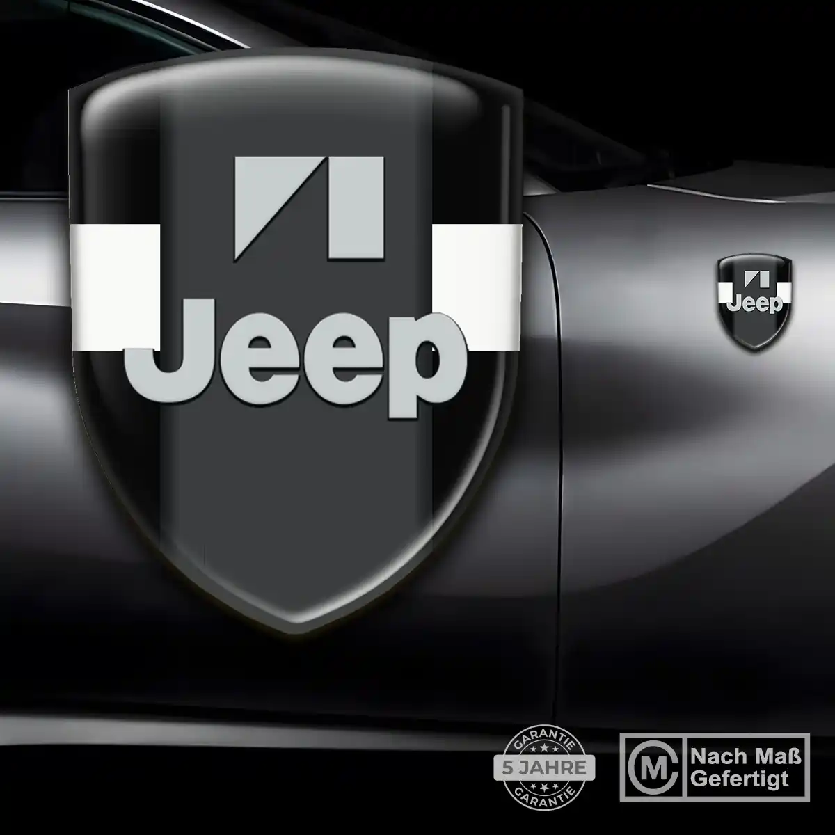 Jeep Aufkleber Emblem Wappen Premium-Edition