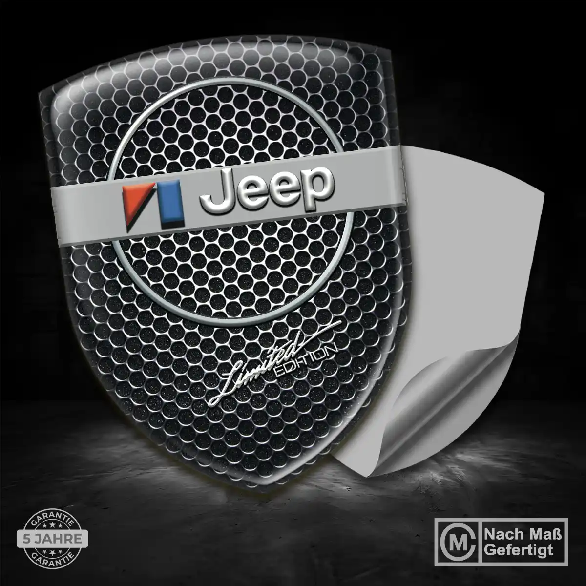 Jeep Aufkleber Emblem Wappen Premiumqualität