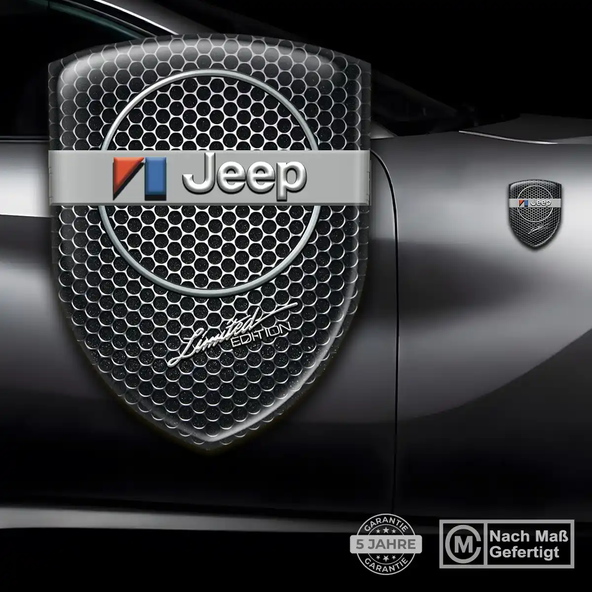 Jeep Aufkleber Emblem Wappen Premiumqualität