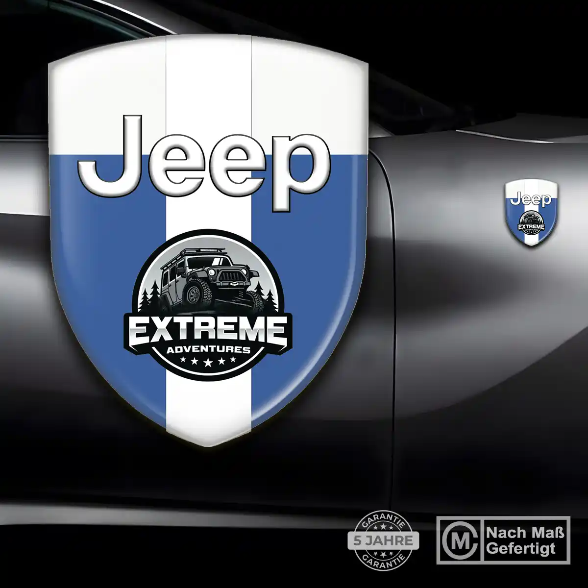 Jeep Aufkleber Emblem Wappen Stilvolles Design