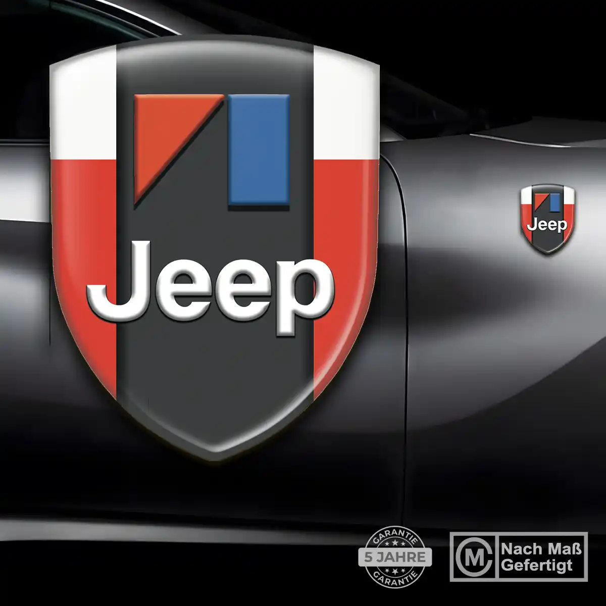 Jeep Aufkleber Emblem Wappen Tuningfahrzeug