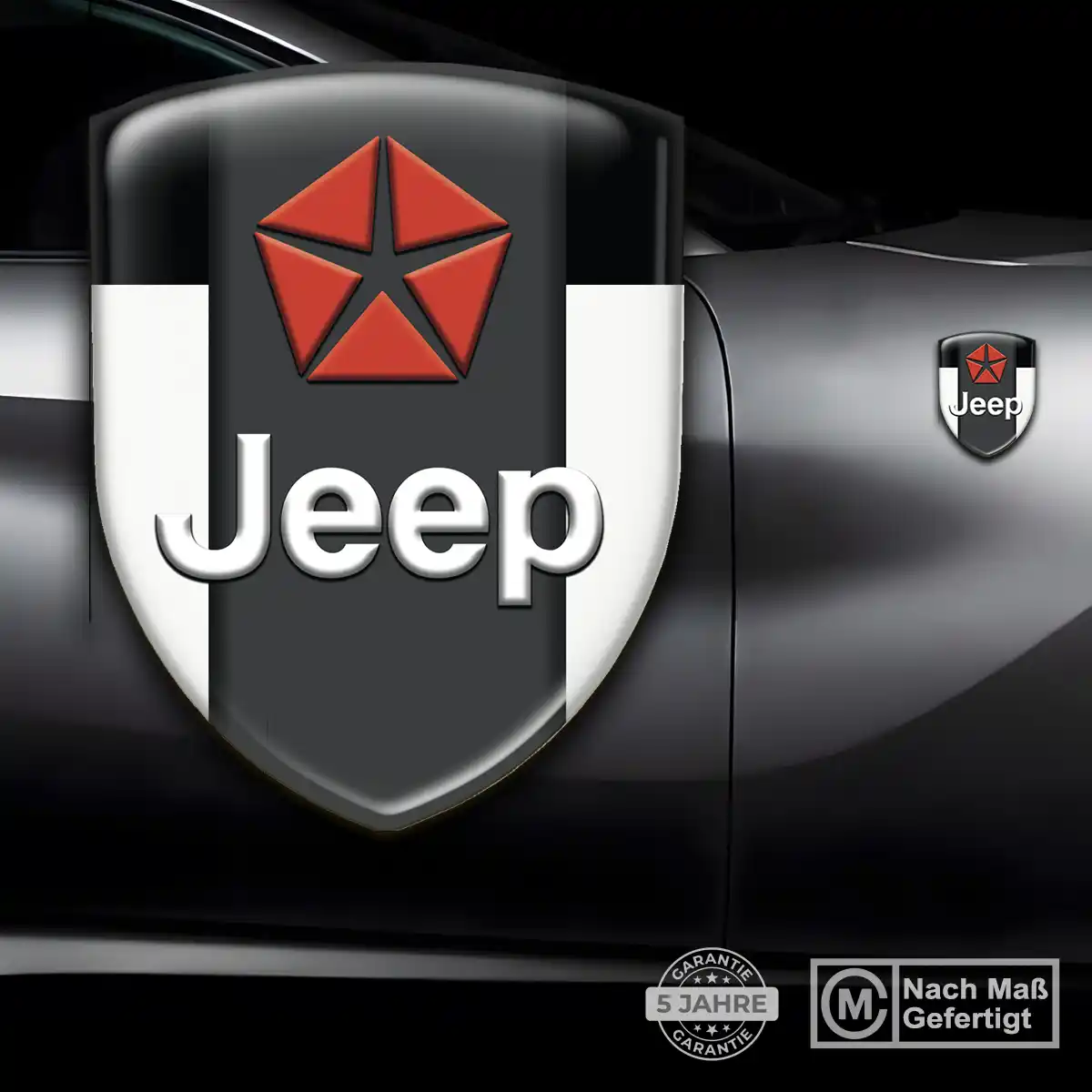 Jeep Aufkleber Embleme Silikon Ausdrucksstarkes Design