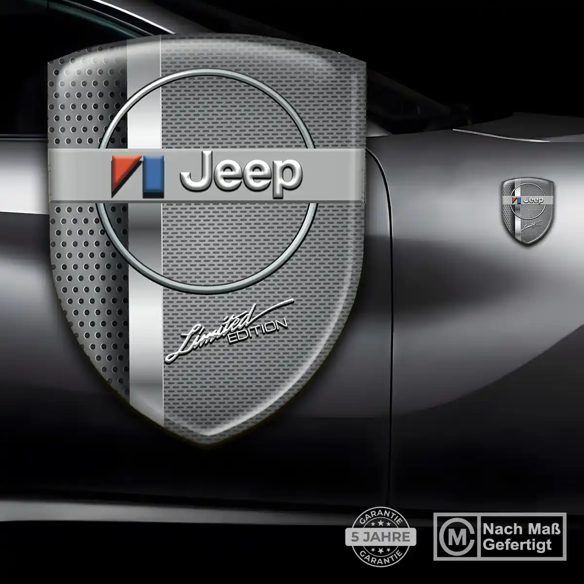Jeep Aufkleber Embleme Silikon Auto Edles Design