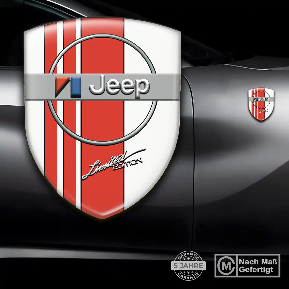 Jeep Aufkleber Embleme Silikon Auto Elegantes Design