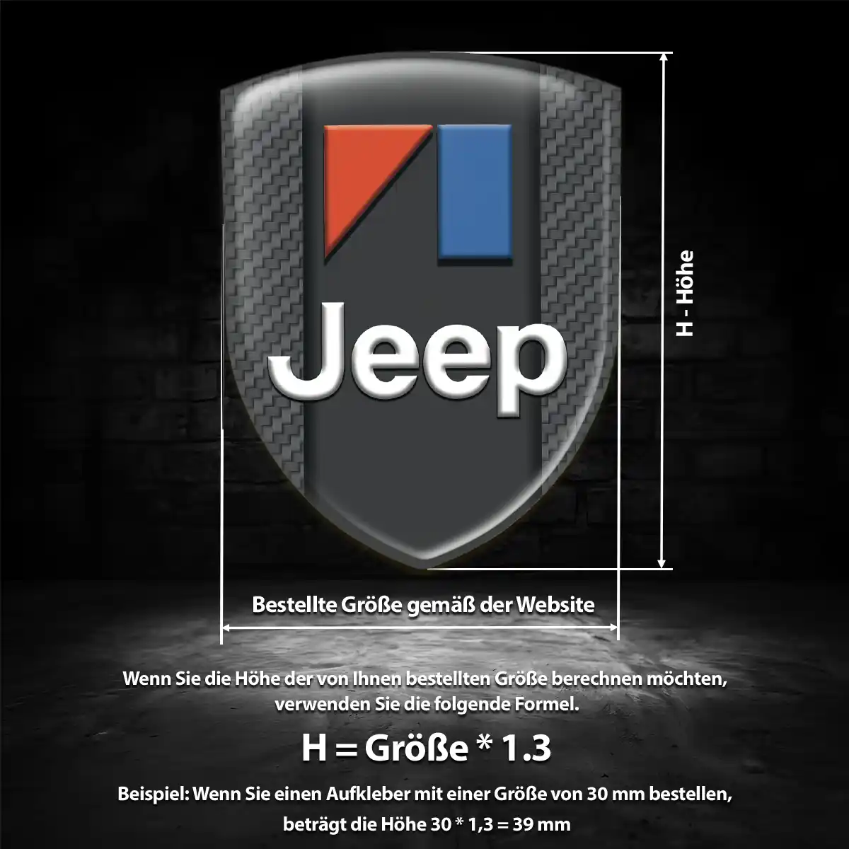 Jeep Aufkleber Embleme Silikon Auto Hochwertiges Harz