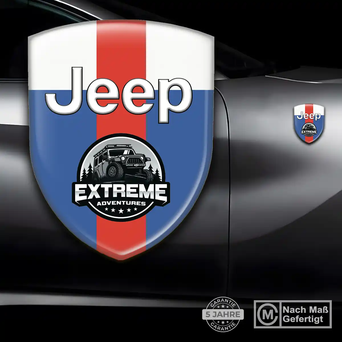Jeep Aufkleber Embleme Silikon Auto Markenedition