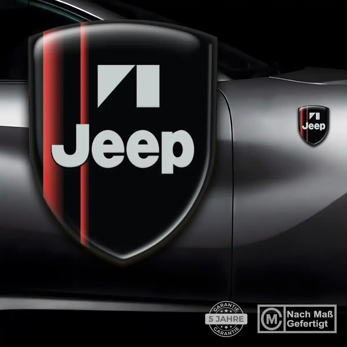 Jeep Aufkleber Embleme Silikon Auto Premium-Edition