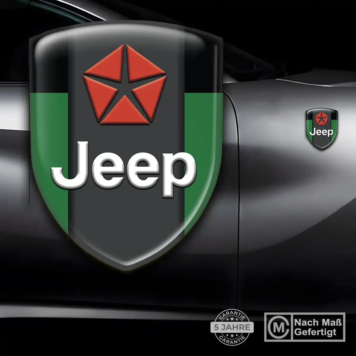 Jeep Aufkleber Embleme Silikon Auto Premiumqualität