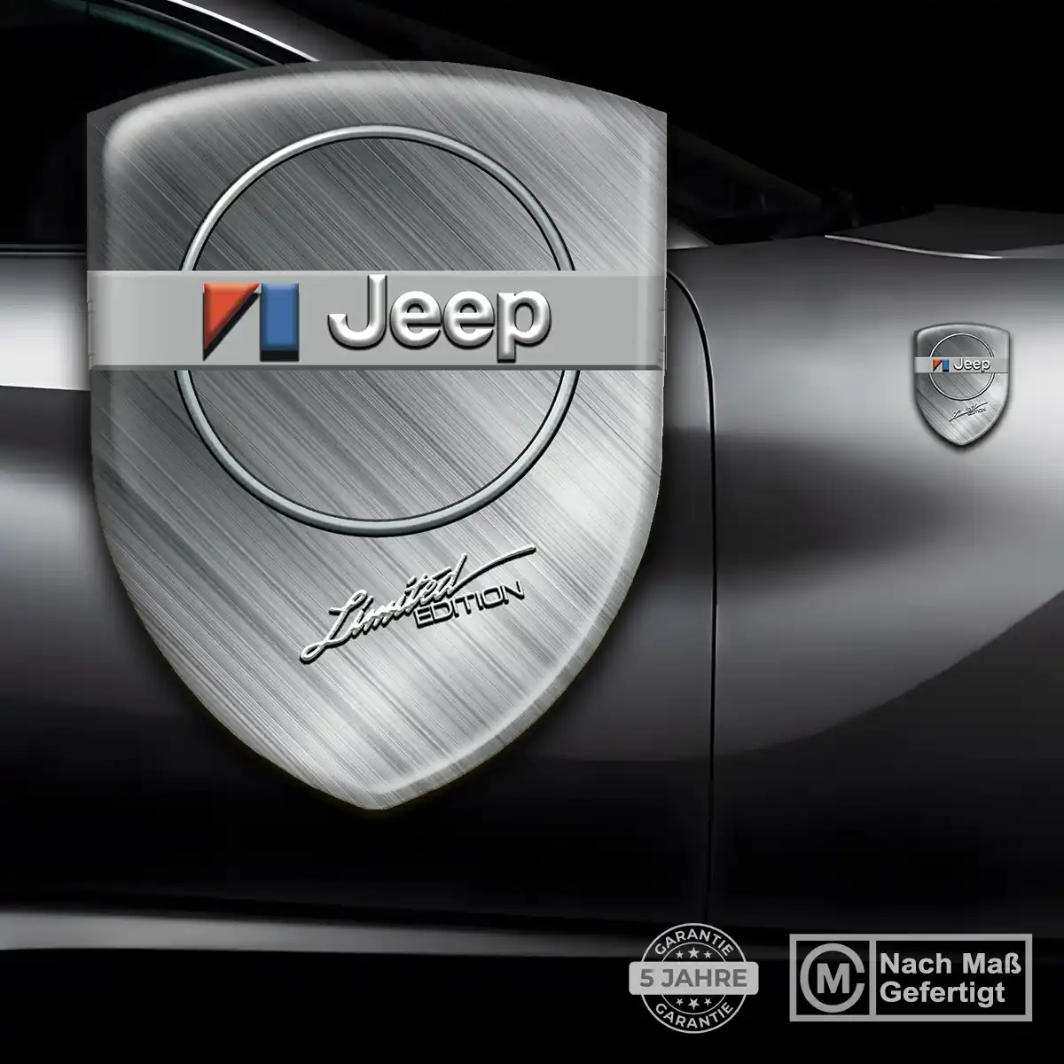 Jeep Aufkleber Embleme Silikon Auto Tuningfahrzeug