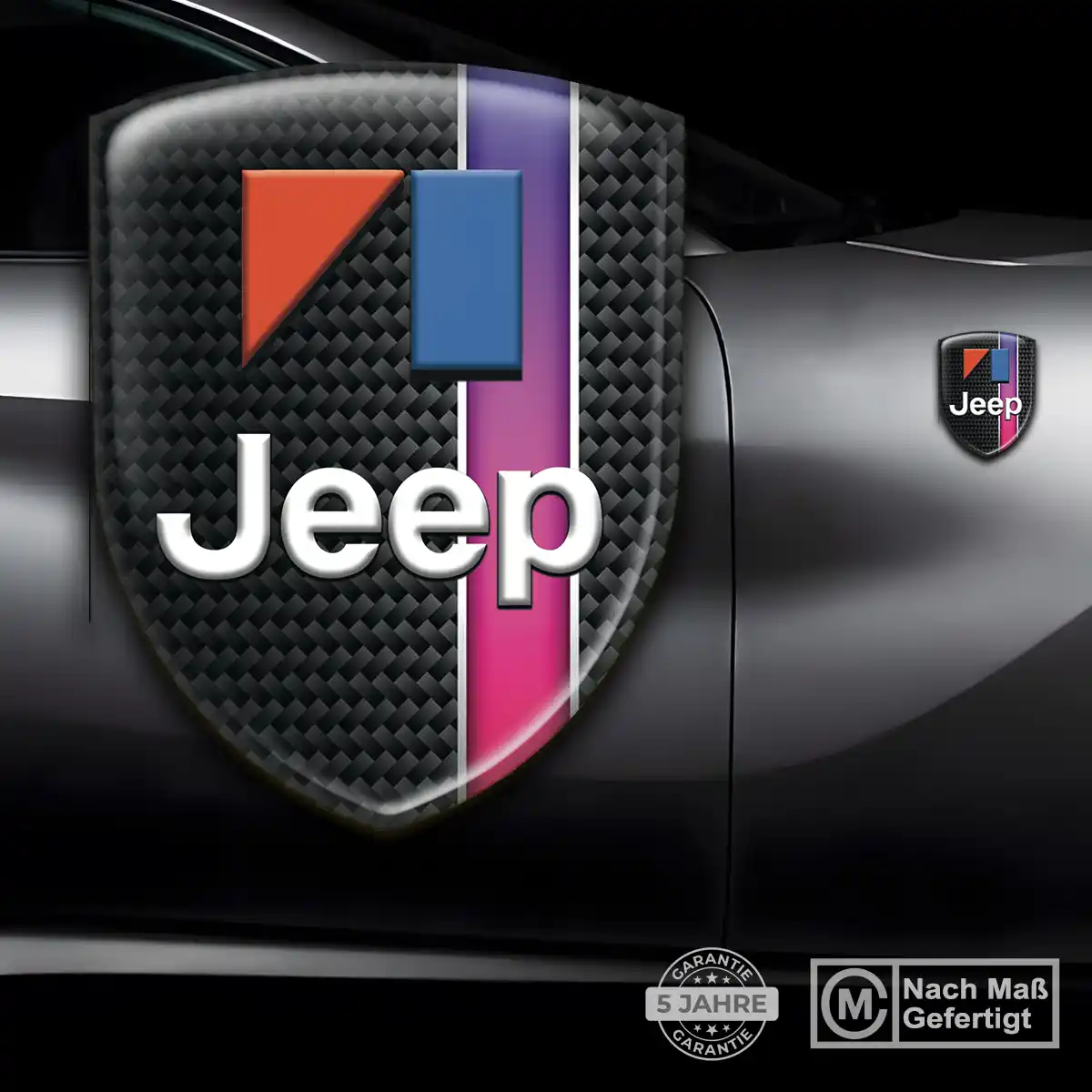 Jeep Aufkleber Embleme Silikon Elegantes Design