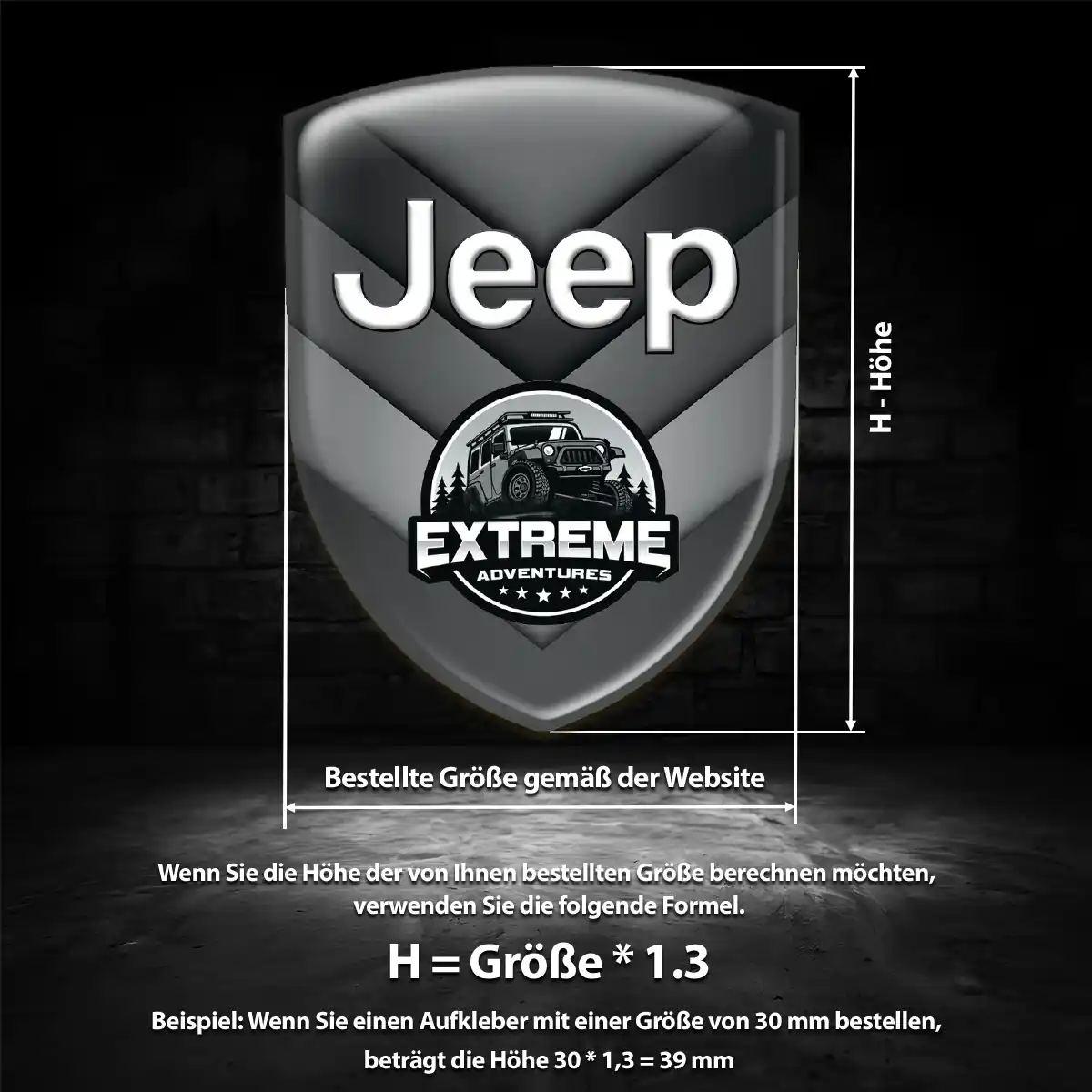 Jeep Aufkleber Embleme Silikon Erstklassige Qualität
