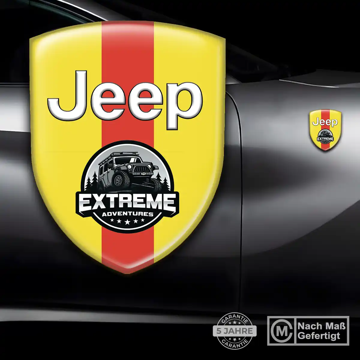 Jeep Aufkleber Embleme Silikon Hochwertiges Harz