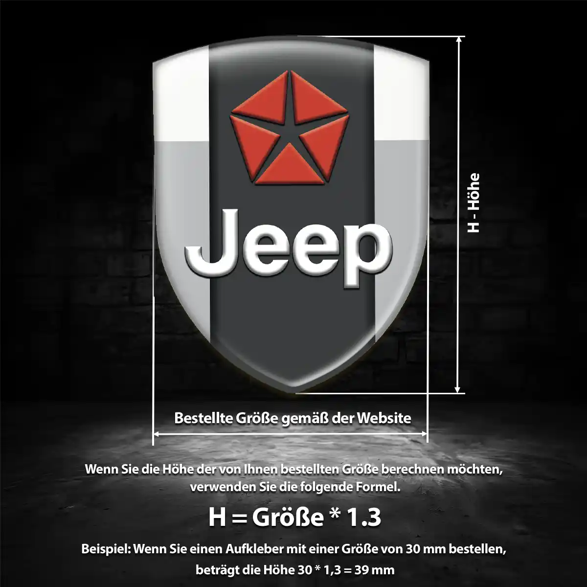 Jeep Aufkleber Embleme Silikon Hohe Qualität