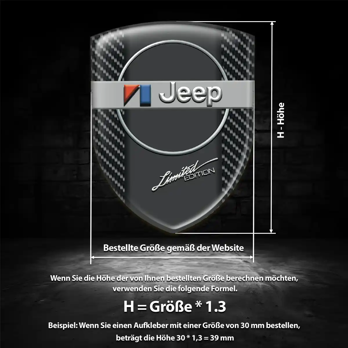 Jeep Aufkleber Embleme Silikon Modernes Design