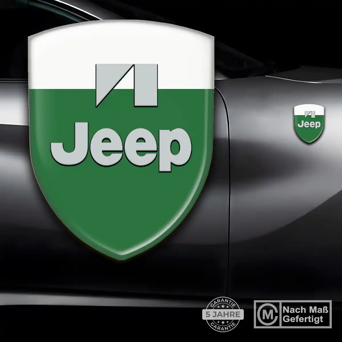 Jeep Aufkleber Embleme Silikon Premium-Edition