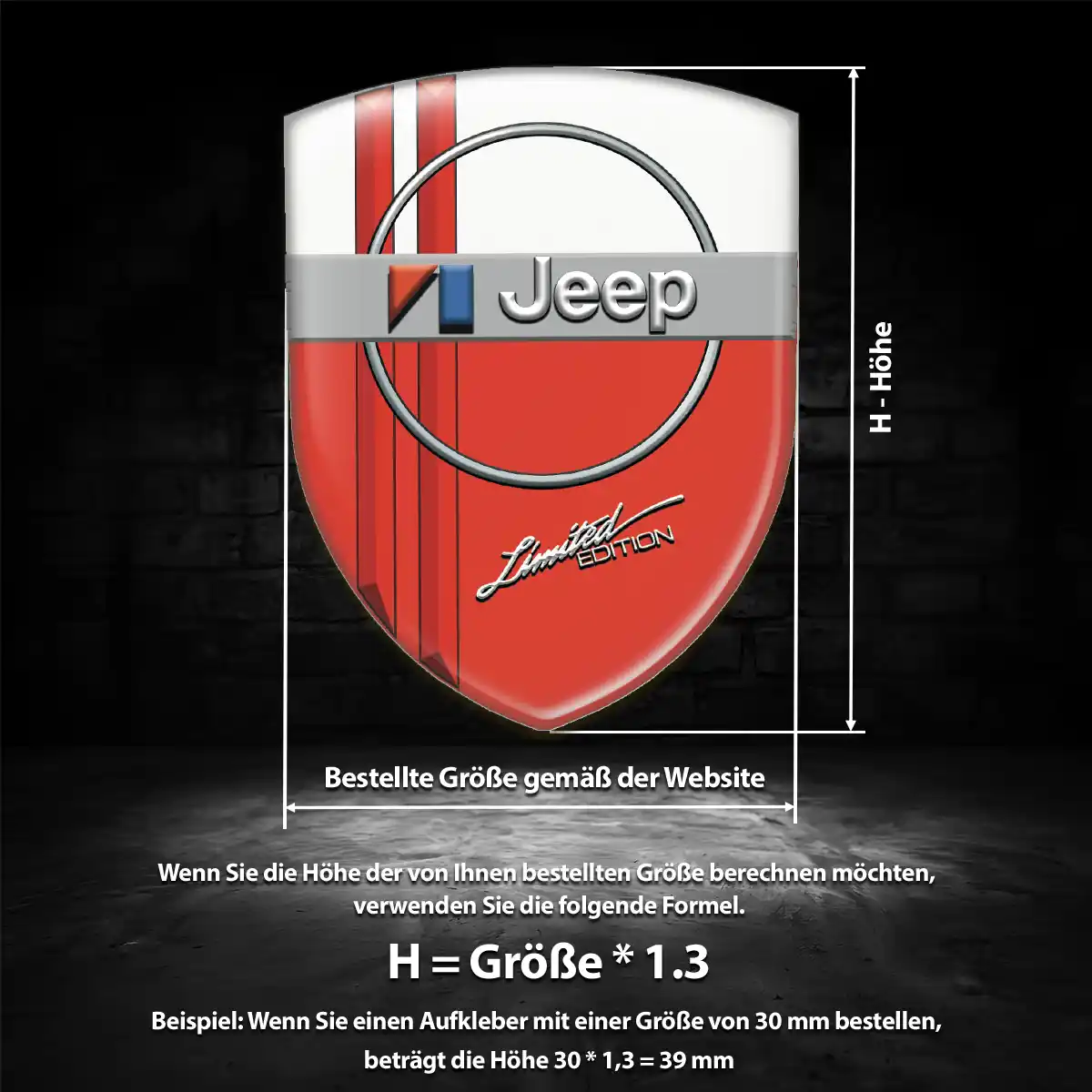 Jeep Aufkleber Embleme Silikon Stilvolles Design