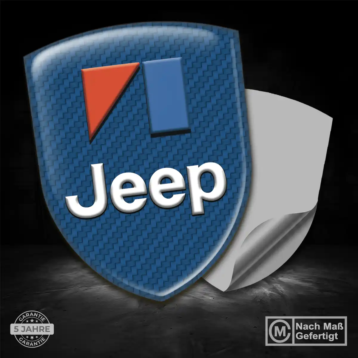 Jeep Aufkleber Embleme Silikon Tuningfahrzeug