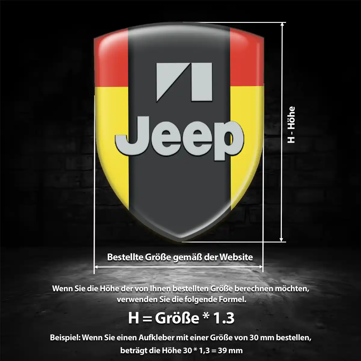 Jeep Aufkleber Luxus-Edition