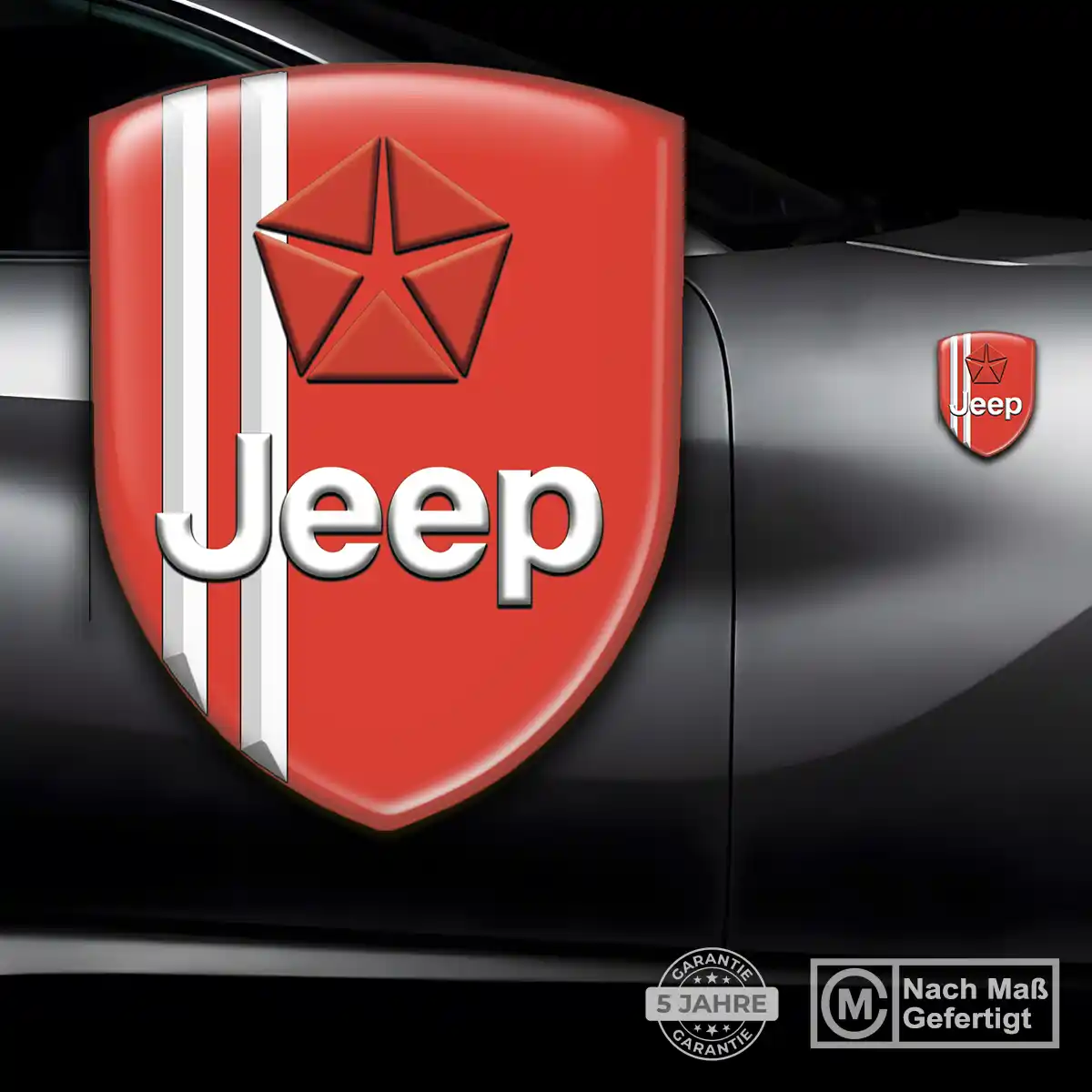 Jeep Aufkleber Markenedition