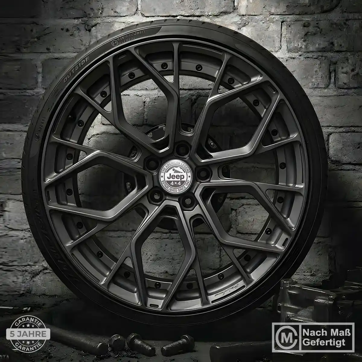 Jeep Aufkleber Nabendeckel Premium-Edition